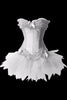 Ruffled Satin Corset